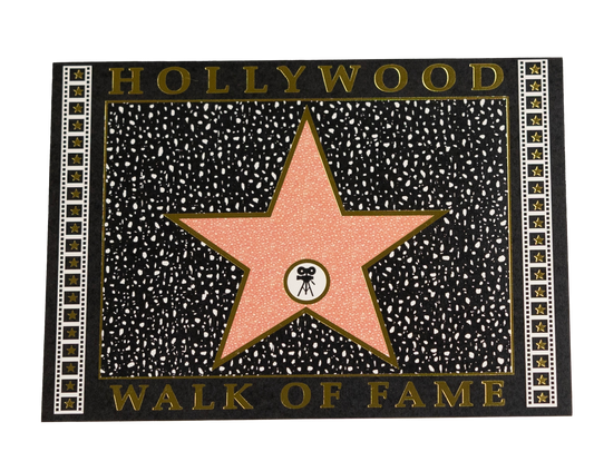 WALK OF FAME GREETING CARD non-customized